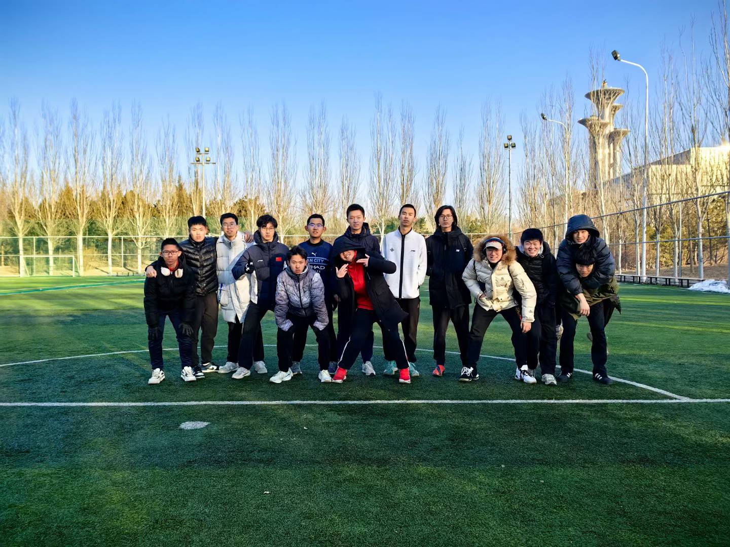 Football with friends
